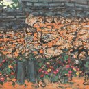 행복을 그리는 한국화 이미지