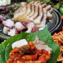 명인어린이공원 앞 | 원주 단계동 맛집 회식장소 추천 문어보쌈 칡냉면 백년가게 칡산에