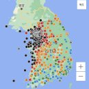 황사마스크 꼭 껴야 될 오늘자 미세먼지 이미지