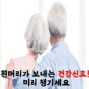 흰머리가 보내는 건강신호 미리 챙기세요 이미지