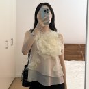 앤아더스토리즈 플로럴 아플리케 탑 구매 후기