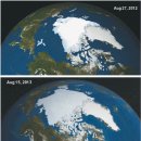 북극빙하 증가의 이유 이미지