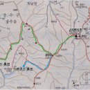 10월18일(셋)전북 장수 장안산(억새산행) 산행지도 이미지