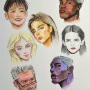 인물화표현하기 이미지