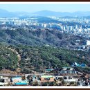 인왕산정상에서 본 이미지