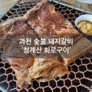 청계산화로구이 | 과천 경마공원 근처 맛집 발견 / 과천 &#39;청계산화로구이&#39; 숯불 돼지갈비 후기