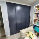 영통3차 풍림아이원 | 수원도배 / 수원 영통구 영통풍림아이원3차아파트 방하나 붙박이장 필름 시공 후 실크 벽만 전체도배