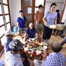 괴산군 청안면, 새마을지도자 회갑연 상차림 &#39;눈길&#39; 이미지