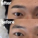 4917 | 언주역 논현동 남자 자연눈썹 잘하는 곳 하우뷰티(How) 섀도우눈썹 눈썹 시술 후기