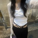 쇼핑몰 여름 볼레로 가디건,나시 추천_므넴 Woodgrain Bolero Cardigan/Metal Logo Rib Tank 내돈내산 후기