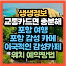 포항시북구82 | 생생정보 2478회 교통카드면 충분해 포항 여행 포항 감성 카페 (+위치 로마·이탈리아 감성카페)