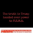 트럼프는 대통령보다 더 많은 권한을 가진 FEMA에 우리를 넘겼습니다! 이미지
