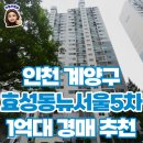 명현중학교 | 인천 계양구 아파트 경매 효성동 뉴서울5차 추천