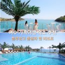 블루망고 블랙 | 여수 가족여행 숙소 풀빌라 추천! 블루망고 리조트 온수풀 수영장