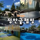 놀이터 당구장 | 수영장 있는 충남글램핑 후기 공주 정안글램핑
