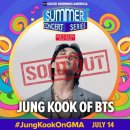 정국, 美GMA 서머 콘서트 K팝 솔로 최초 출격→티켓 매진 대란..역시 &#39;월드 슈스&#39; 이미지