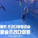 카포스 차고치는집 | 용인 프리다이빙 강습 윤슬프리다이빙 - PSA 2일차 성남아쿠아라인 후기