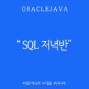 Oracle SQL 저녁반 이미지