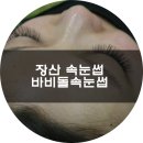 장산 속눈썹 눈매가 선명 , 바비돌속눈썹 ♭