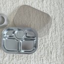 하단어린이집 | 어린이집 식판 추천 흡착력 좋은 그로미미 스테인리스 5구 아기 식판 사용 후기