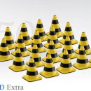 Traffic cone yellow/black 이미지