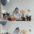 팜팜스토어 | 둘째 백일상 준비 가성비 백일상 준비 양산 올빚은 육아종합지원센터 대여 오기쁨벌룬 플라워팜팜