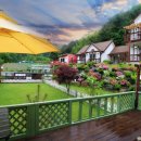 하늘자락 물소리 이미지