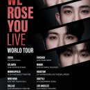 ＜2019. 더로즈 콘서트 : WE ROSE YOU LIVE World Tour : 미국 현지 공연일/(예정)시 &amp; 대한민국 일시＞&amp; ＜미국 지도: 이동 경로＞ 이미지