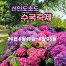(토요힐링여행) 6월 27일 섬 전체를 물들이는 꽃길~ 바다 위 환상의 정원 신안 도초도 수국축제 &amp; 비금도여행 ~ (2차) 이미지