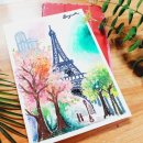 부드러운 감성 오일파스텔 이미지