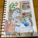 색연필 그림 | 화방넷 프리즈마 유성 색연필 72색 구입 후기 및 그림 연습
