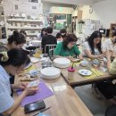 한국도자기페인팅협회 정회원 특강정기모임 2025년 6월 청화기법 이미지