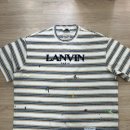 LANVIN x GALLERY DEPT / 랑방 갤뎁 콜라보 페인팅 스트라이프 티셔츠 / XXL 이미지