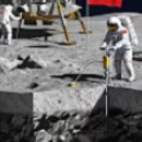True or Fake question if our considering on the photo of Landing Moon 이미지