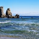 삼척시 추암 해변과 촛대바위의 겨울 해변 & photo by 체칠리아 이미지