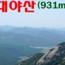 7월20일 경북문경 대야산(931m) 정기산행안내 이미지