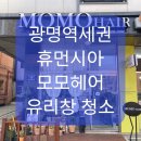 오스헤어샵 | 광명역세권휴먼시아 / 모모헤어 / 유리창 청소 후기