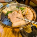 오크밸리 가는 길 원주 문막 맛집 - 섬강막국수, 막국수와 수육 후기