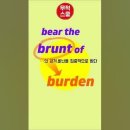 [무적 유튜브 Shorts 강의] bear the brunt of 이미지