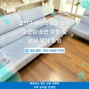 우방세탁소 | 금천구 패브릭 소파 청소 고양이 소변 얼룩 및 냄새 제거 관악 우방타운 아파트
