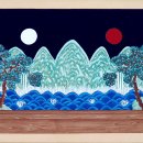 민화와 채색화 이미지