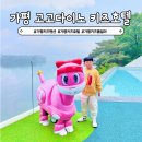 가평 키즈펜션 고고다이노키즈호텔 온수풀수영장 스위티안레스토랑 조식