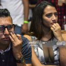카라카스 현지에서 슬픔에 잠긴 베네수엘라인들 이미지