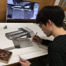 일본의 22세 화가가 연필로만 그린 그림 이미지