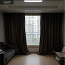 호텔아이보리 | (시공후기)안산 그린빌16단지 거실 호텔식 커튼 시공후기｜쉬폰커튼 + 아이보리 암막커튼으로 완성한...