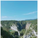크로아티아의 플리체비체 국립공원과 자그레브 이미지