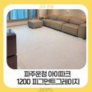 심학산로(2) | 파주 운정신도시 아이파크 시공 후기 1200 피그먼트그레이지 20T | 거실+복도+주방 시공