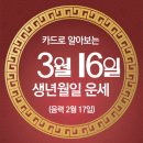 오늘의 운세 --- 2025년 3월 16일(음력 2월 17일) 甲申 일요일 이미지