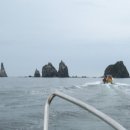 러시아 포카노시 두나이 해변 오형제 섬 바다표범 모터보트 관광과 킹크랩 이미지
