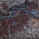 서초구 우면산, 산사태 이전에 만든 산지도 이미지